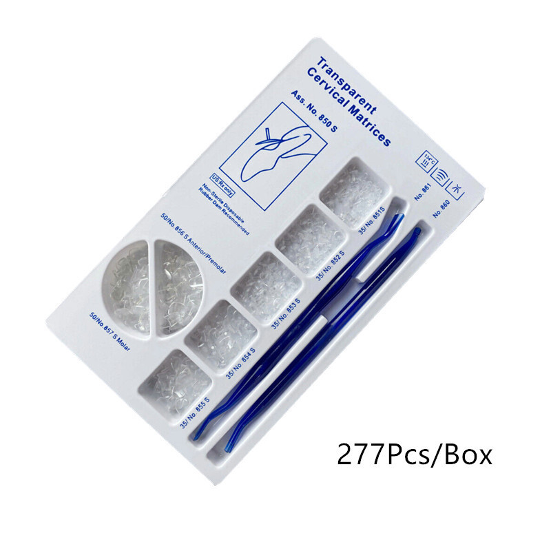 Dental Transparent Cervical Matrices Retractor Matrix Composite Gingival Veneer