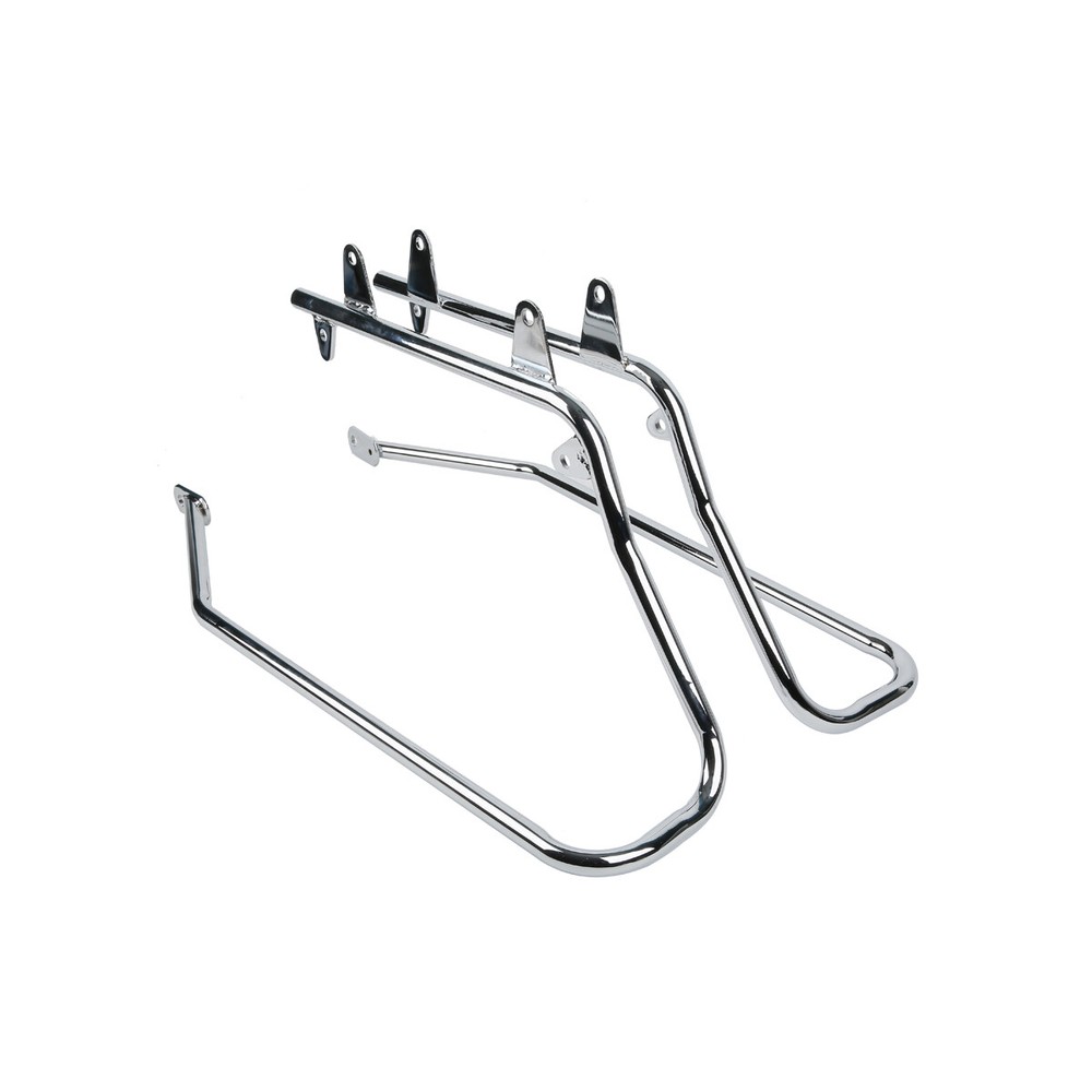 Saddlebag Saddle bag Conversion Brackets Set with Hardware For Harley Softail