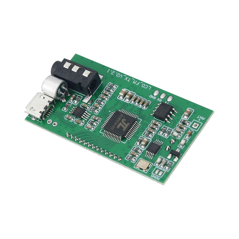76-108MHz FM Stereo Digital TX Module 3-5V 35mA Wireless Microphone tops
