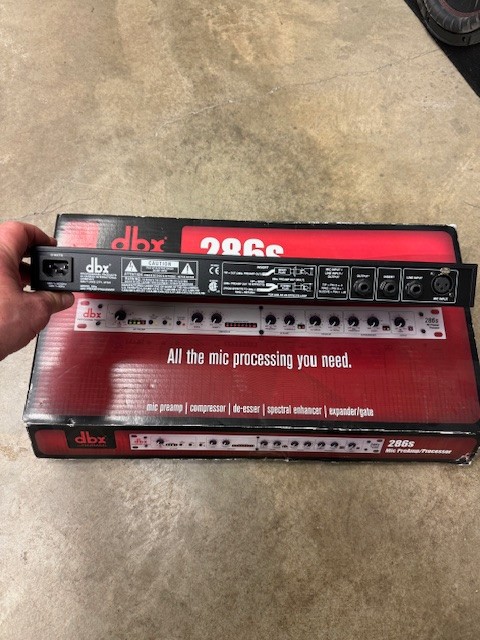 dbx 286s microphone preamp processor