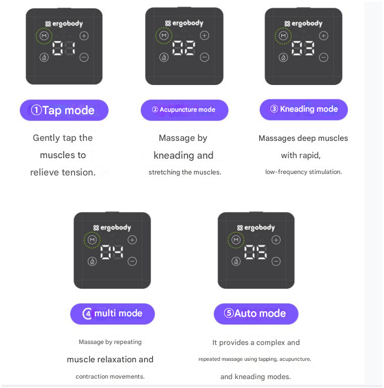 Ergobody Shape EMS Abdominal Massage Belt Enhance Core Stability Waist Trimmer