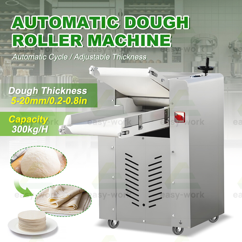 Automatic Electric Dough Sheeter Roller Pressing Circulating Dough Press Machine