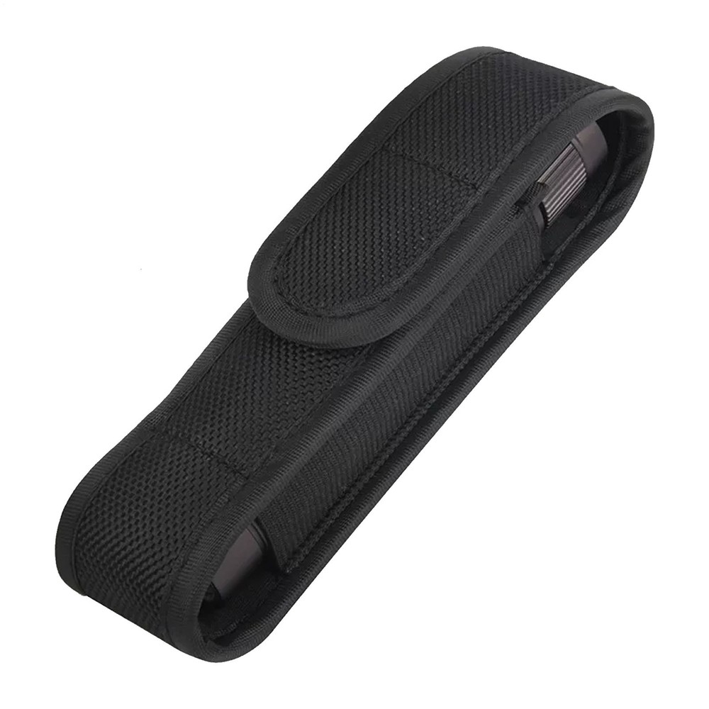 Flashlight Pouch Holder Nylon Belt Holster LED Flashlight Torch Protective Case