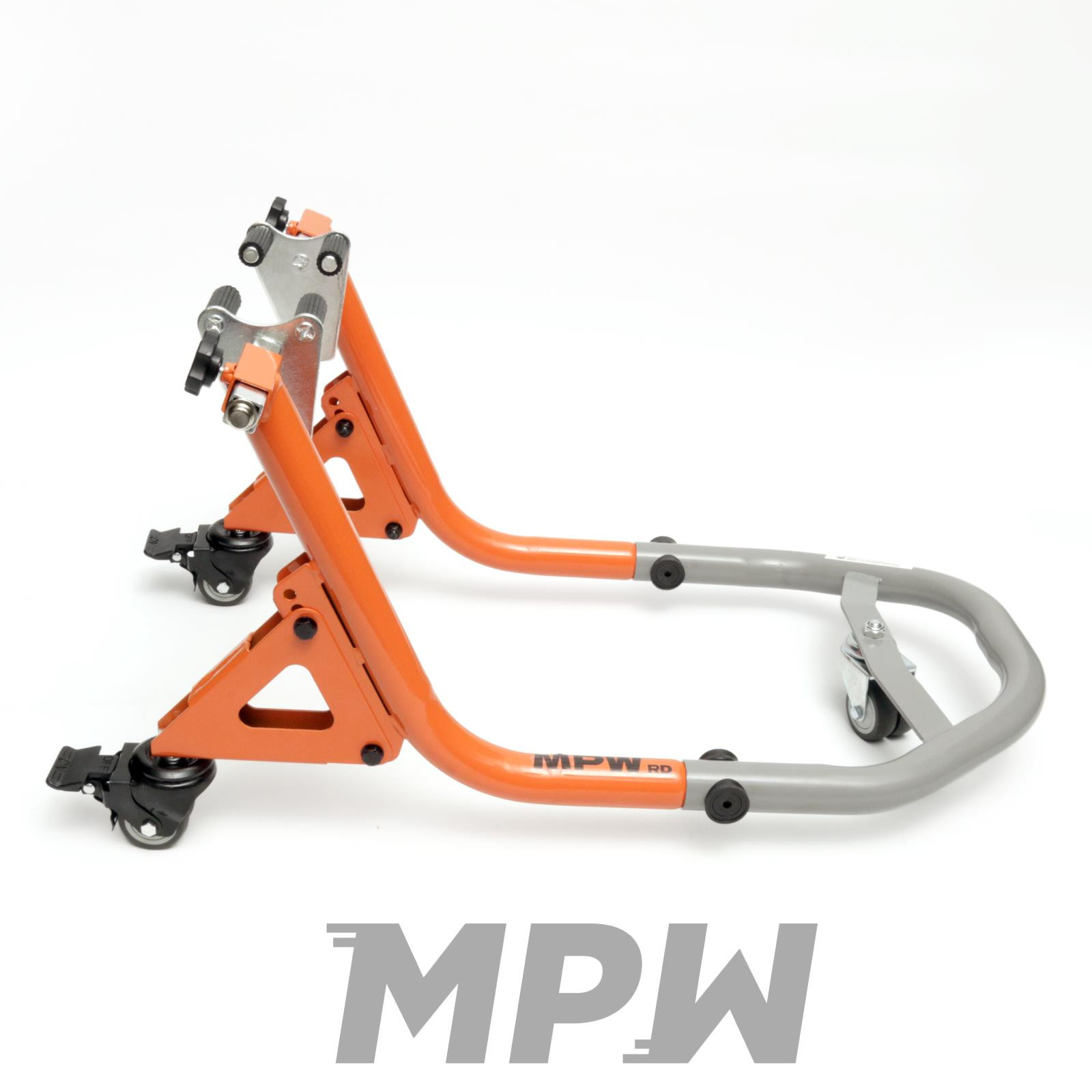 MPW Race Dept Motorcycle Mobile Dolly Front Paddock Stand K Type