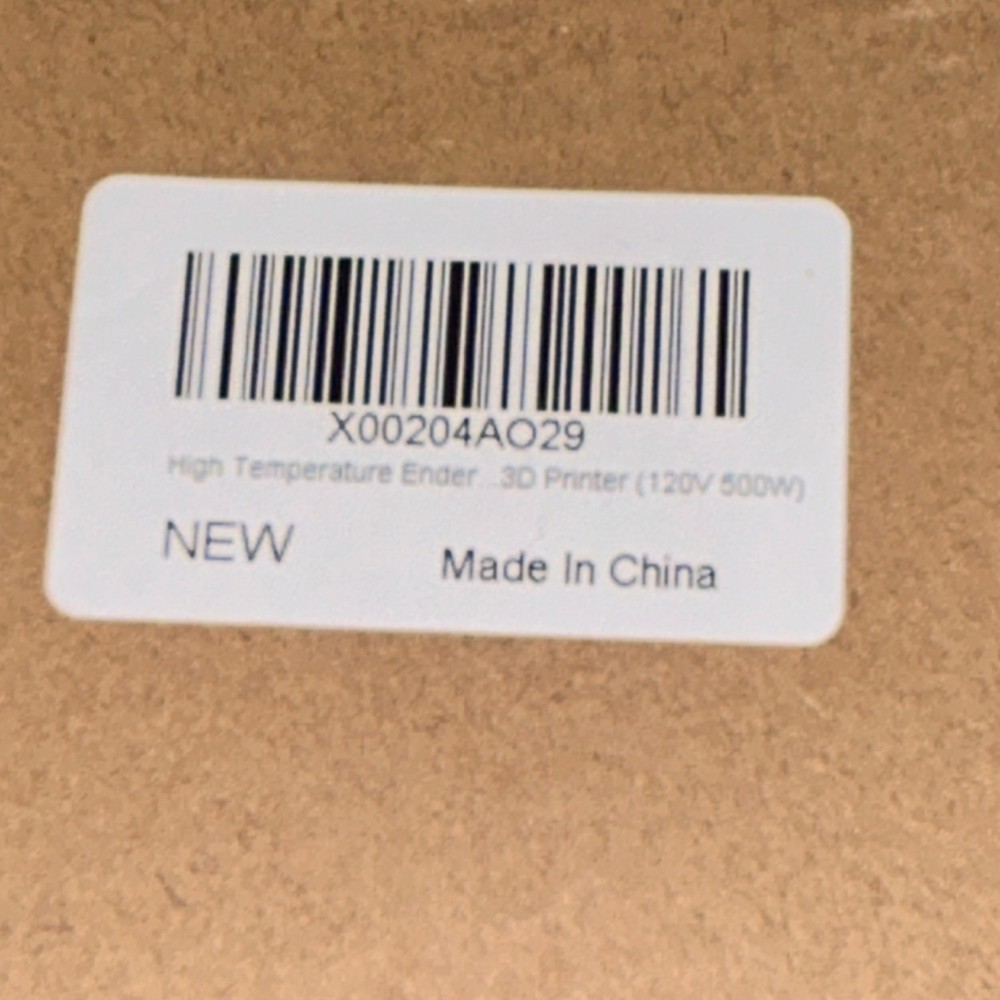 Ender compatible High Temperature 3D Printer bed heater. 120v 500w.