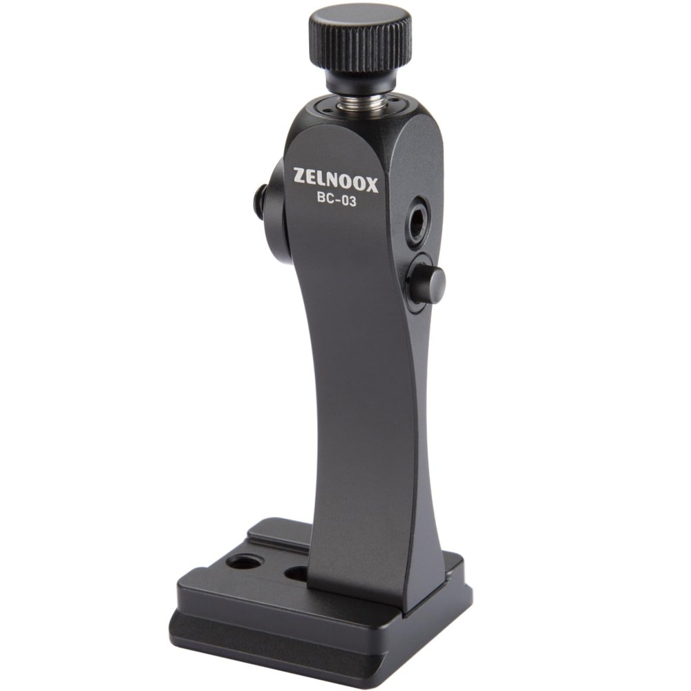 Binocular Tripod Adapter | Quick Release, 1/4"-20 Thread & Compact, Black