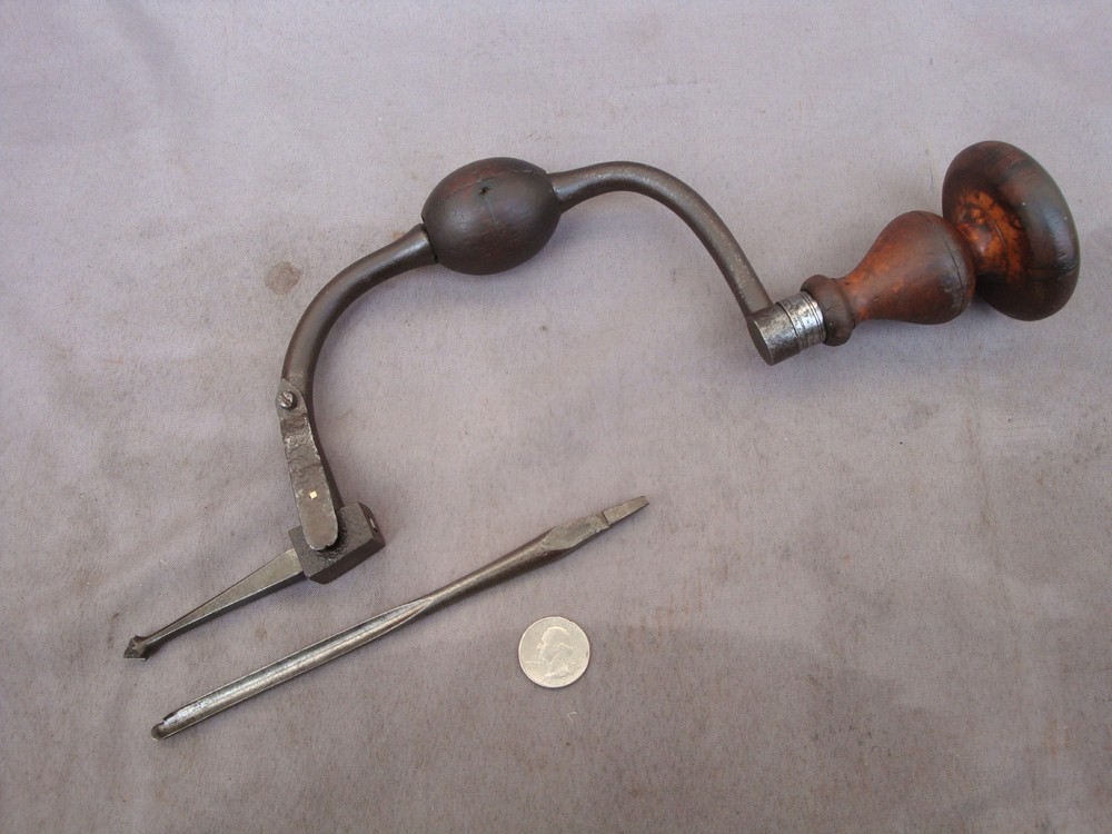 Antique 8" Gents Brace & Bits