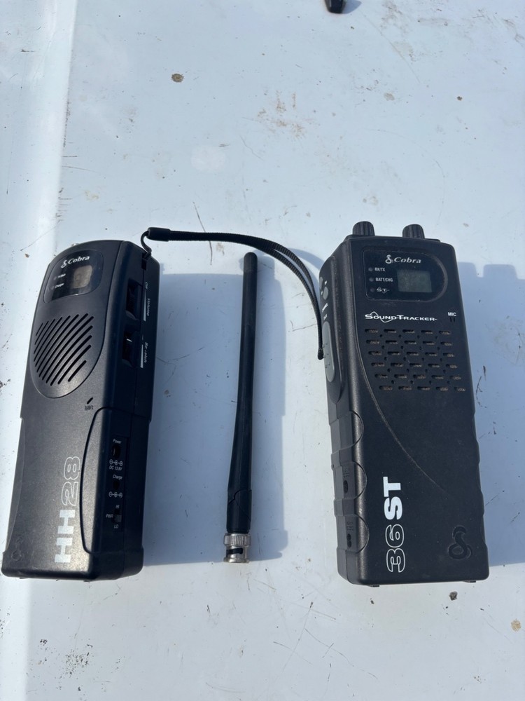 Cobra HH36ST AND HH28 Handhelds AS IS and UNTESTED