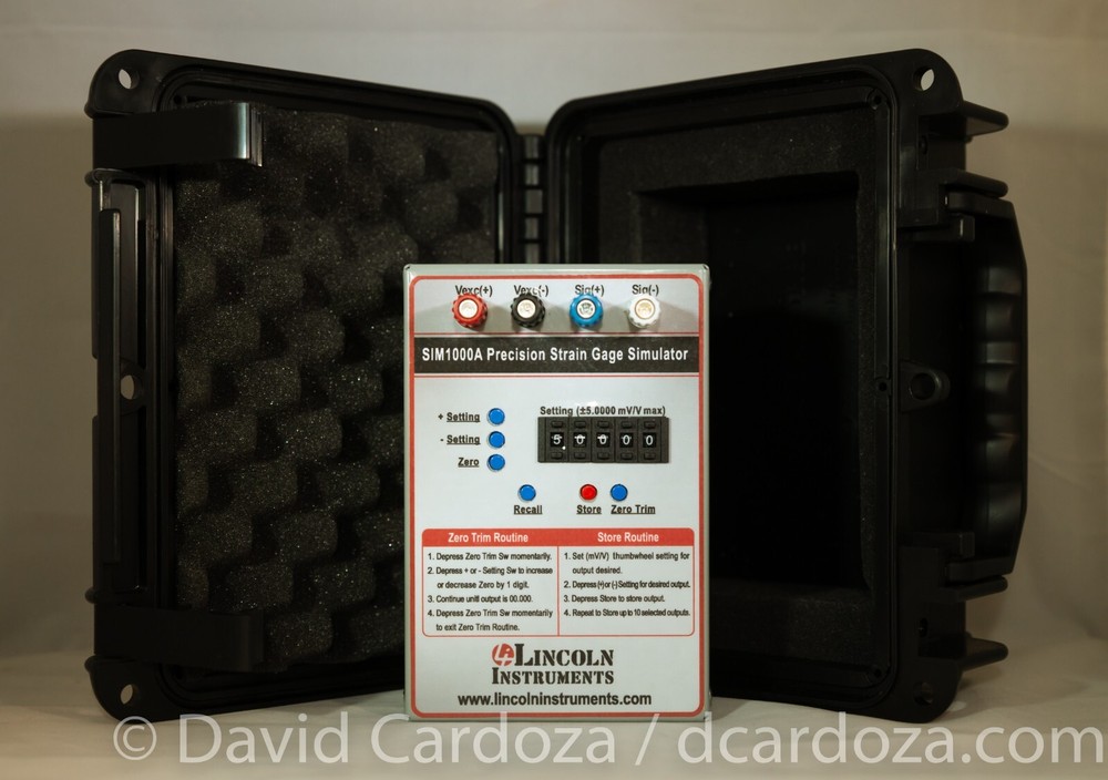 SIM 1000A ±5.0000 mV/V High Precision Acc. 0.01% Strain gage Load Cell Simulator