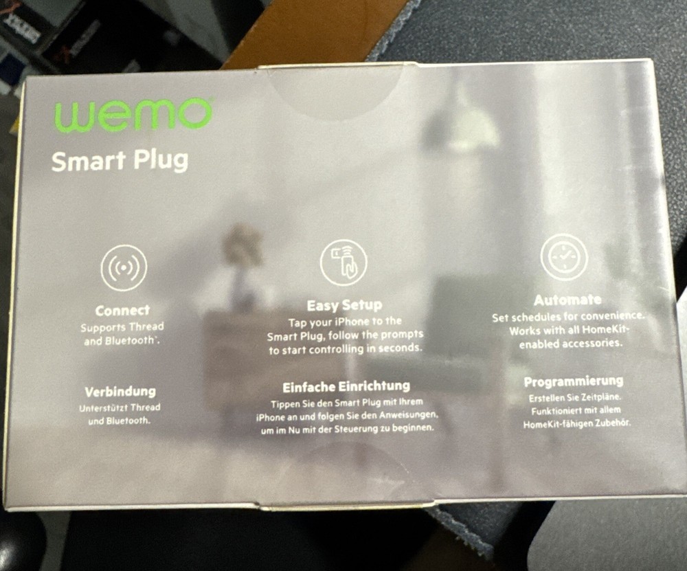 Wemo Smart Plug German