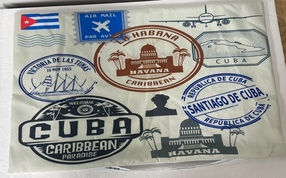 Cuba Decorative Rectangular Pillowcase 26" x 16"