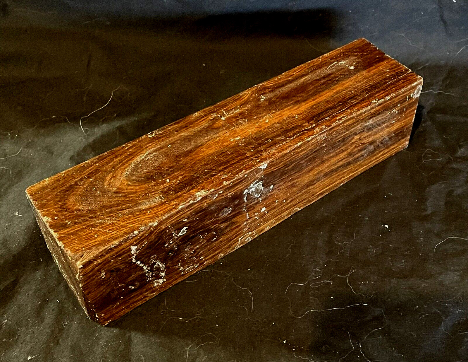 1 Real Lignum Vitae 1.5x1.5x6 Guaiacum Cracked Wood Bossing Mallets Tools Handle