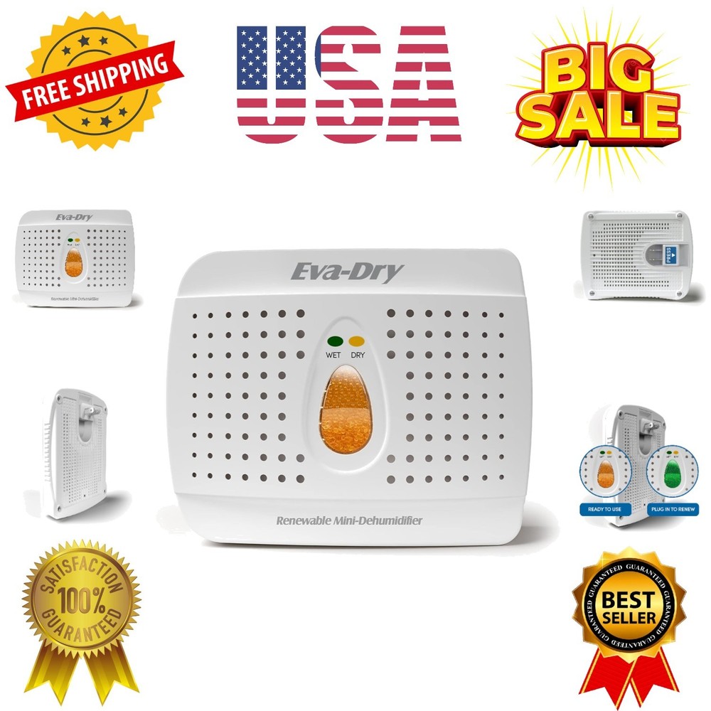 Wireless Mini Dehumidifier, White