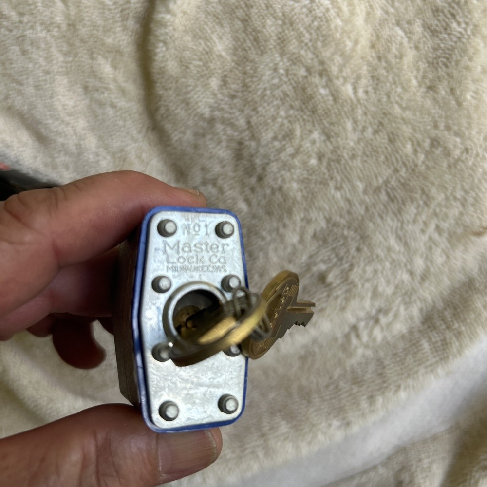 Master Lock Maximum Security #1 Commercial Grade Padlock. KA Made In USA