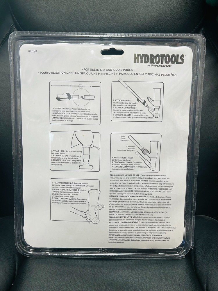 HydroTools by Swimline Mini Venturi Pool & Spa Vacuum #8194