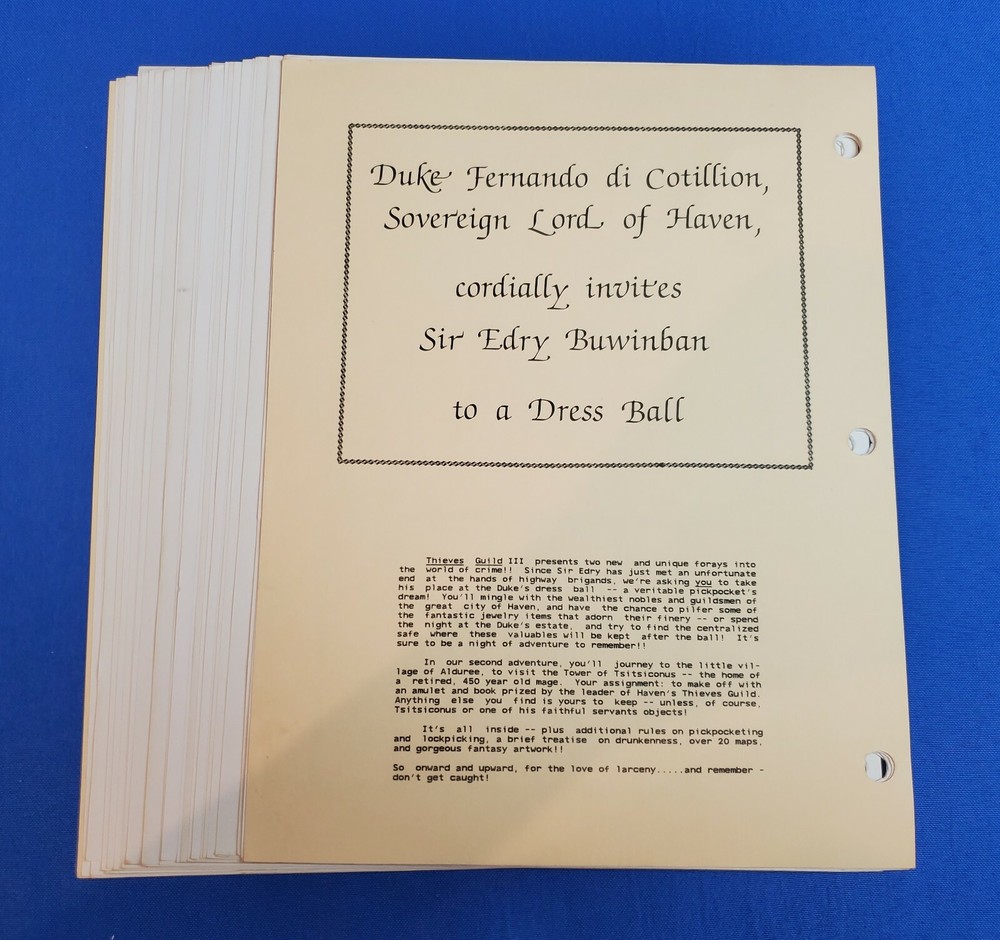 Thieves' Guild III - Gamelords LTD