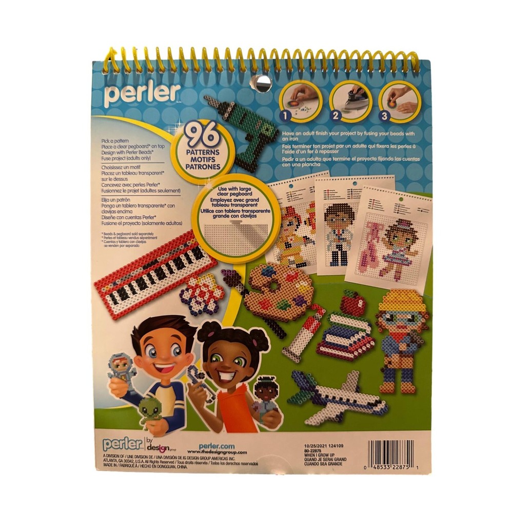 Perler Pattern Pad “When I Grow Up”, 80-22875 New