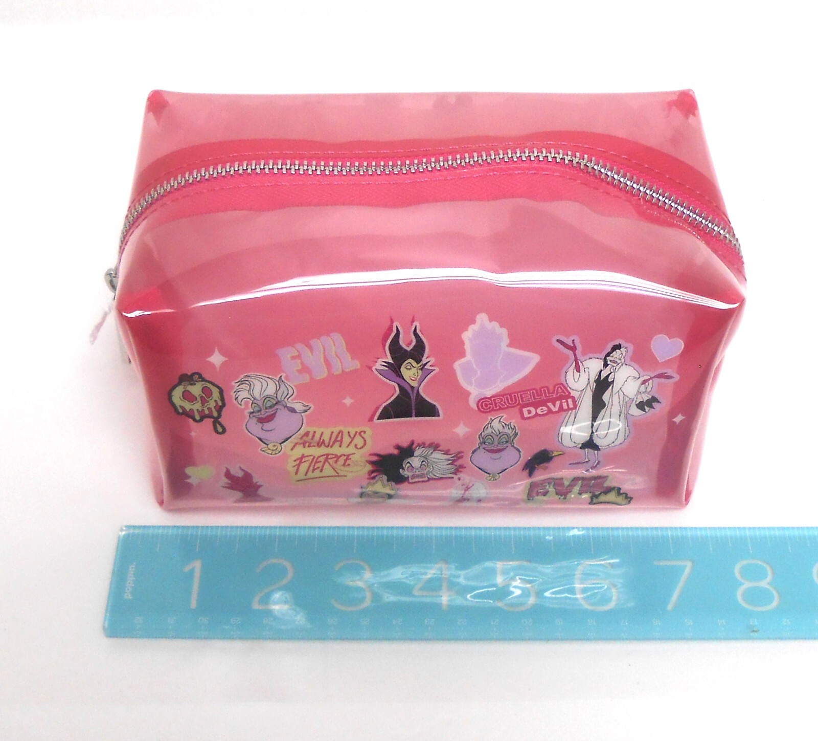 Disney Villains Skinnydip Pink Cosmetic Make-Up Bag