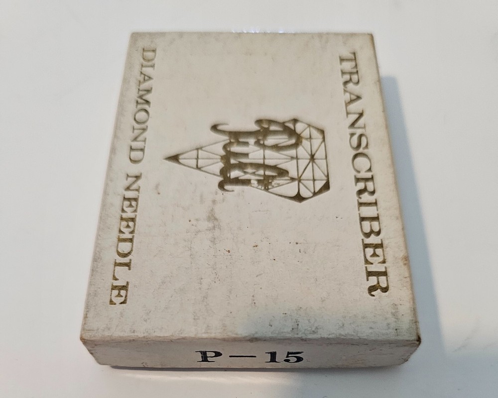 Vintage NOS Transcriber Diamond Phonograph Needle P-15