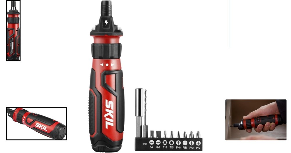 Ultimate Electric Screwdriver Set: 32 Bits, 8 Sockets & Rechargeable Flex Shaft