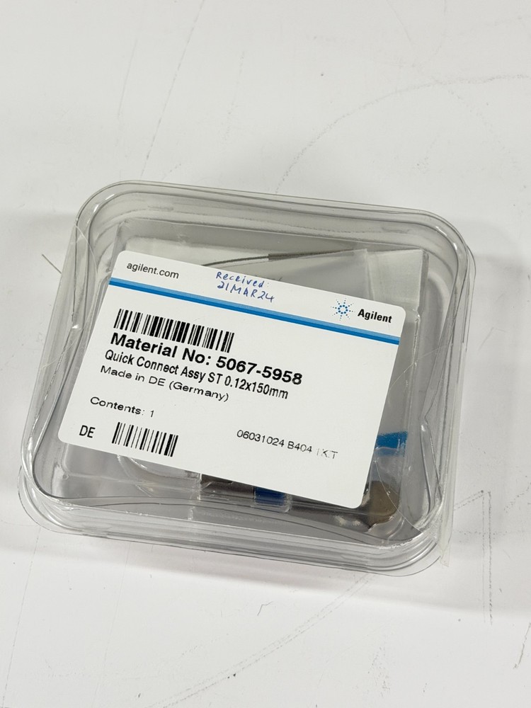 NEW SEALED Agilent 5067-5958 InfinityLab Quick Connect Fitting assembly