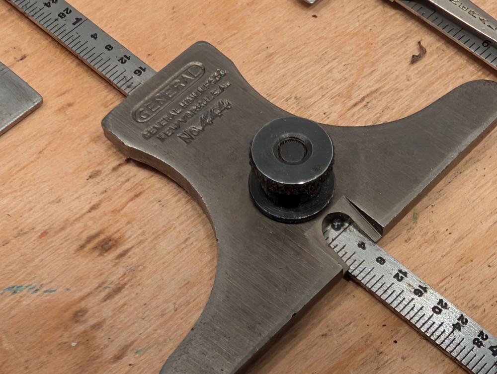 General Tools No.444 Depth Angle Gage No.16 Multi-Use Tool No.17 Protractor Rule