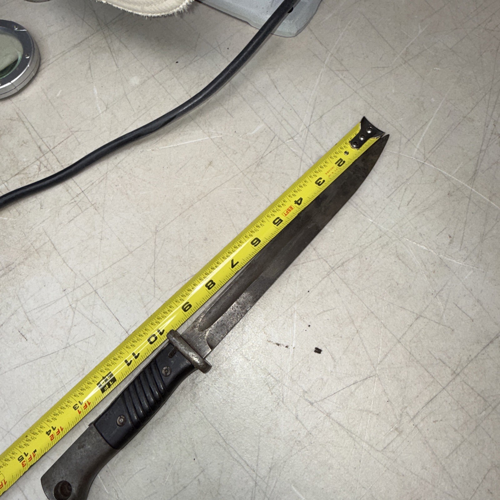 German WW2 K98 Bayonet Carl Eickhorn Mfg 1942 cof Bakelite Grips