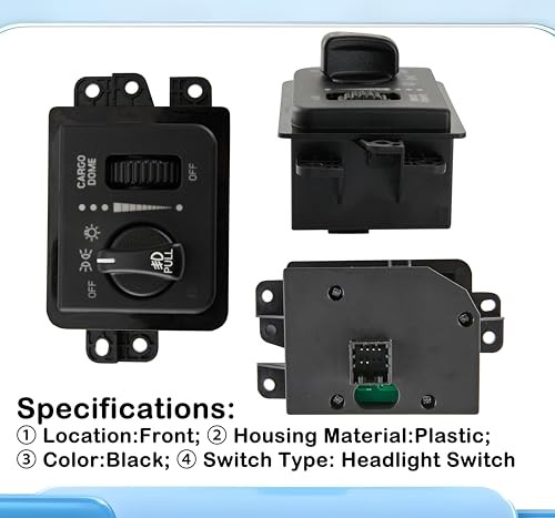 Dodge Ram 1500 2500 Headlamp Dimmer Switch - 56045537AB
