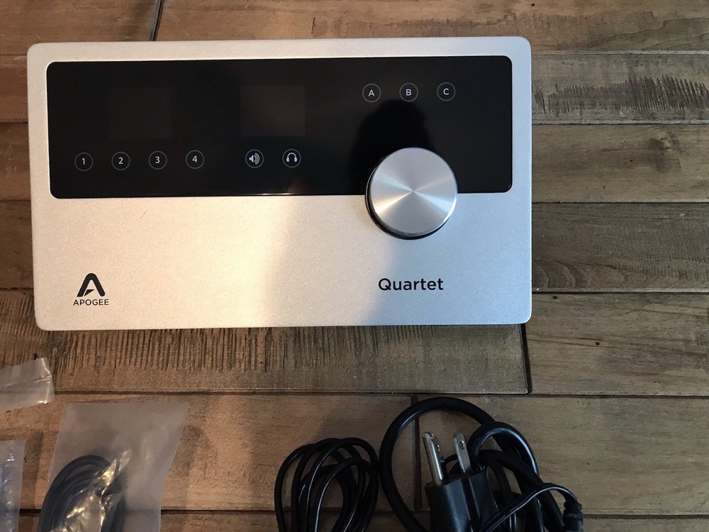 Apogee Quartet USB Audio Interface with Power Adapter And USB Cables