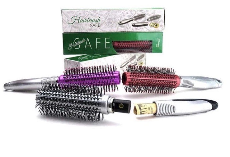 Diversion Safe Hairbrush Secret Storage Compartment Inside Handle Keep $ Safe