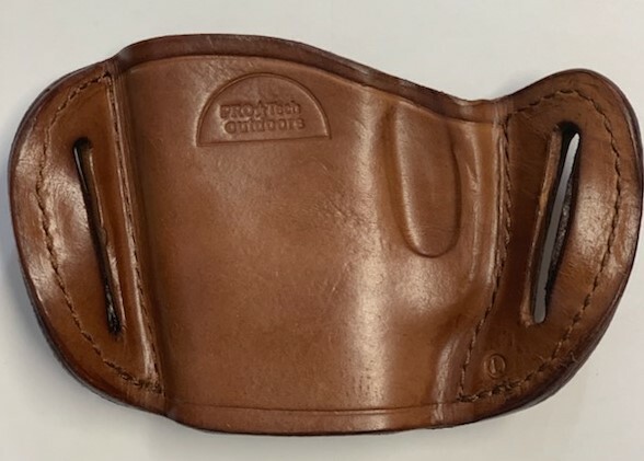 Brown leather gun holster for Ruger Security 380