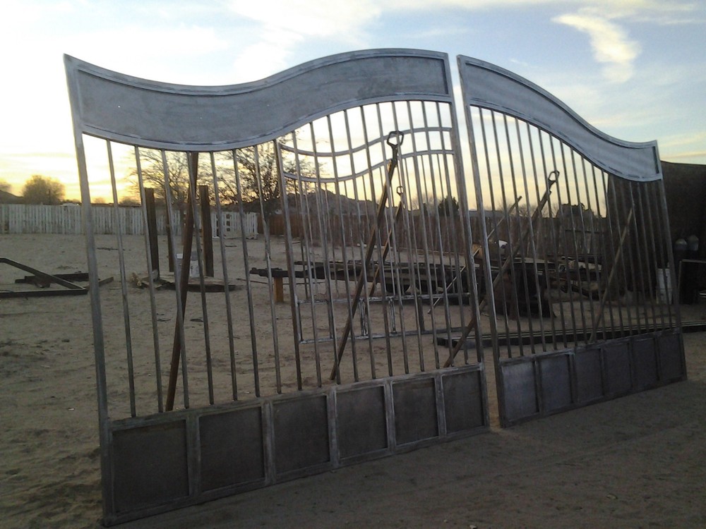 Wrought Iron Entry Gates (double)