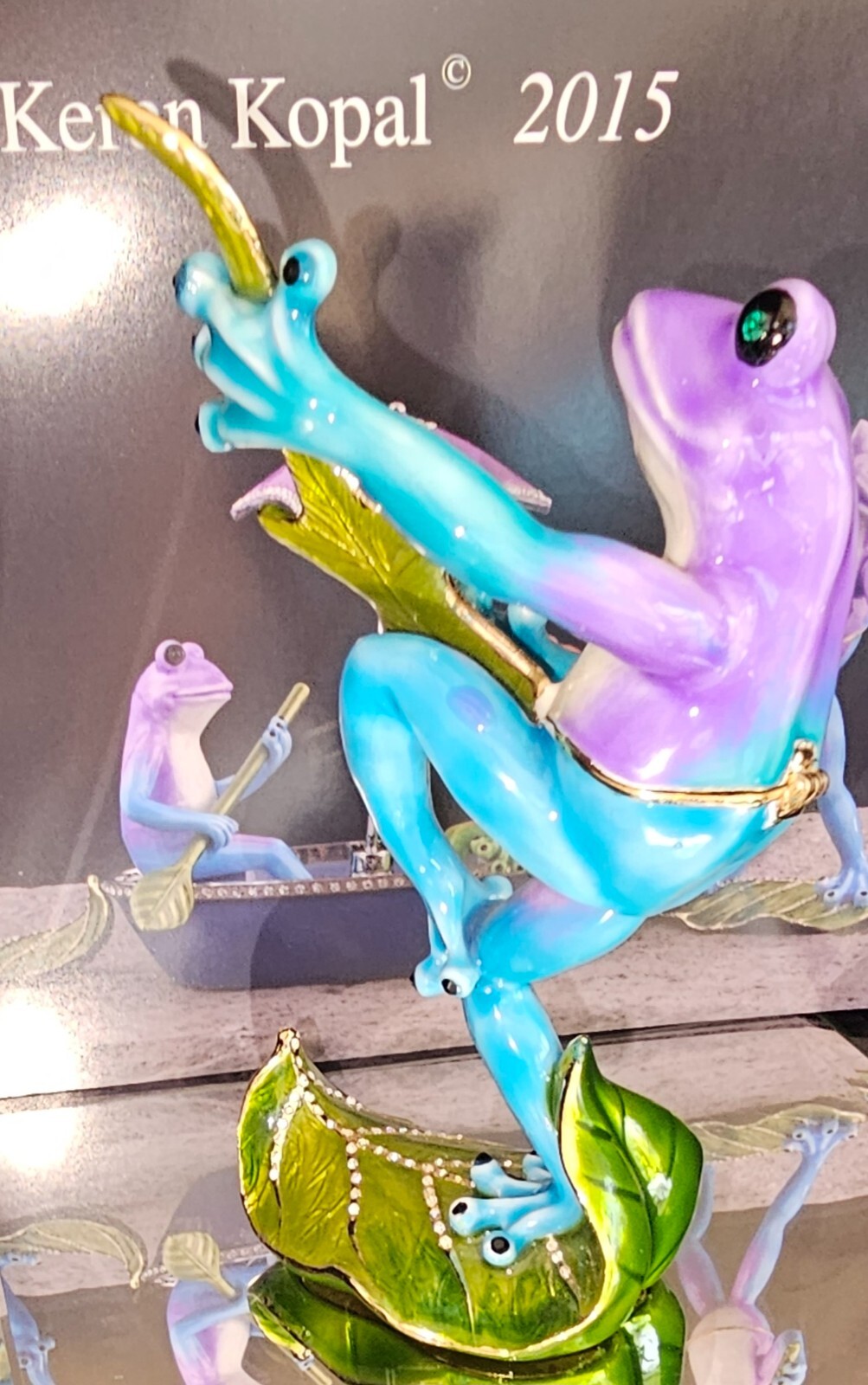 Keren Kopal Collectible Trinket Box 2016 Collection Guitar Playing Fro G3D