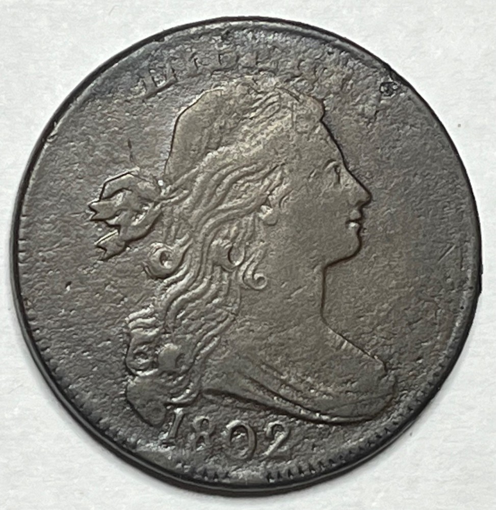 1802 Draped Bust Large Cent - Nice Copper Penny; Superb Details; W052