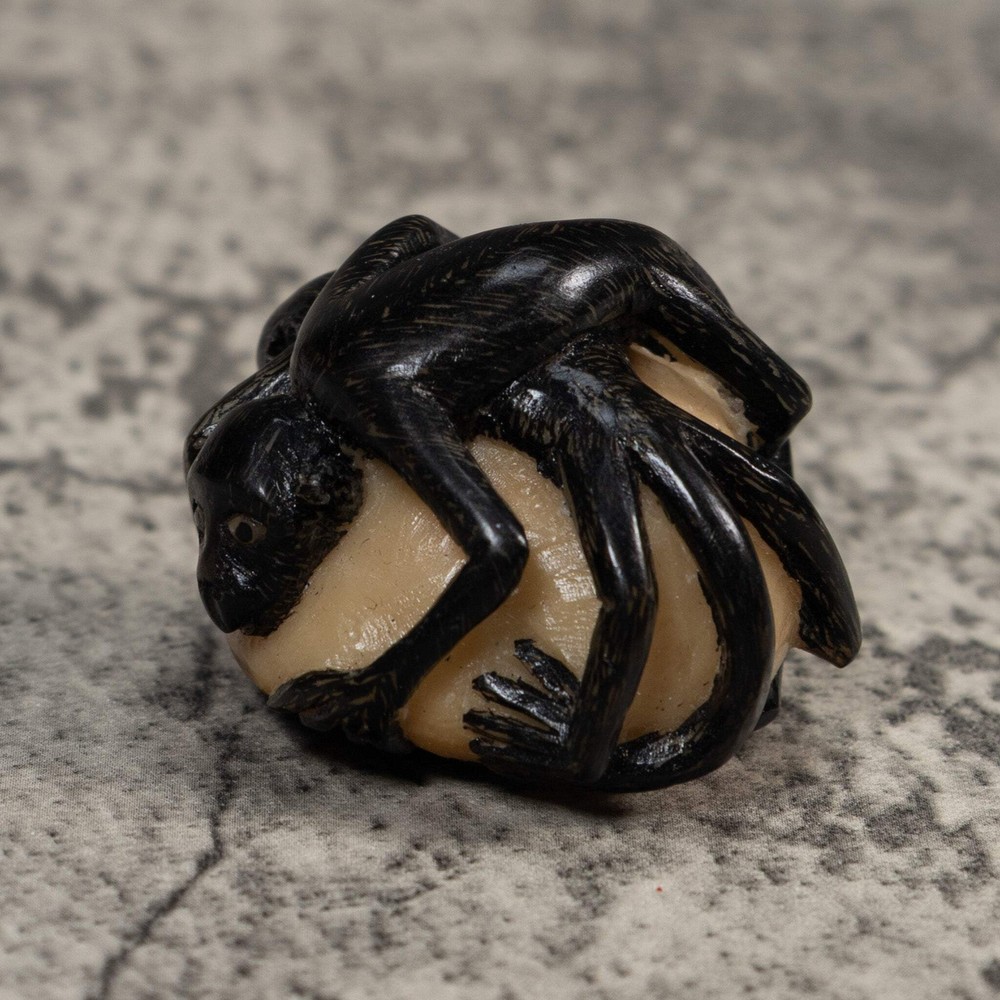 Double Howler Monkey Tagua Carving