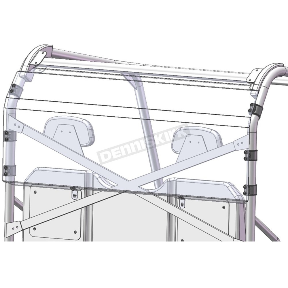 Direction 2 Rear GP Windshield - RNGXPWS3003AGP