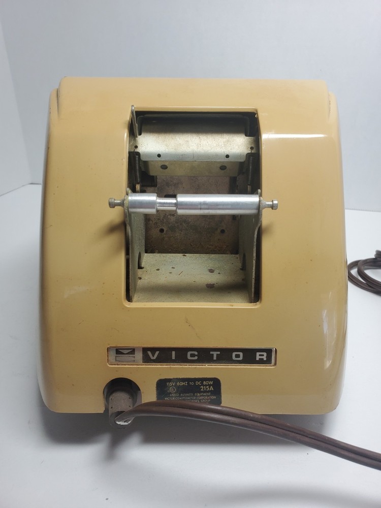 Victor 78254 10 Key Adding Machine POWERS ON and WORKS, NOT FULLY TESTED