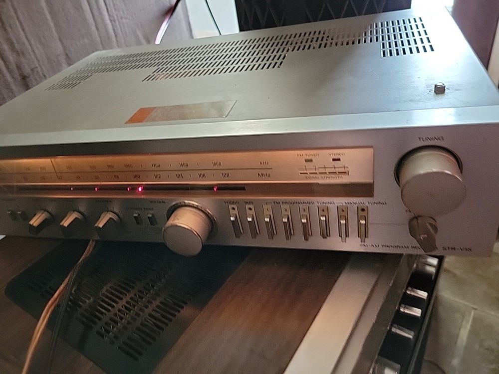 SONY STR-V15 Stereo Receiver Programmable Presets Tested