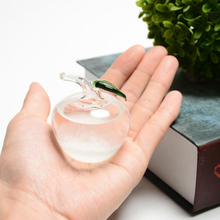 Small crystal weather forecast bottle