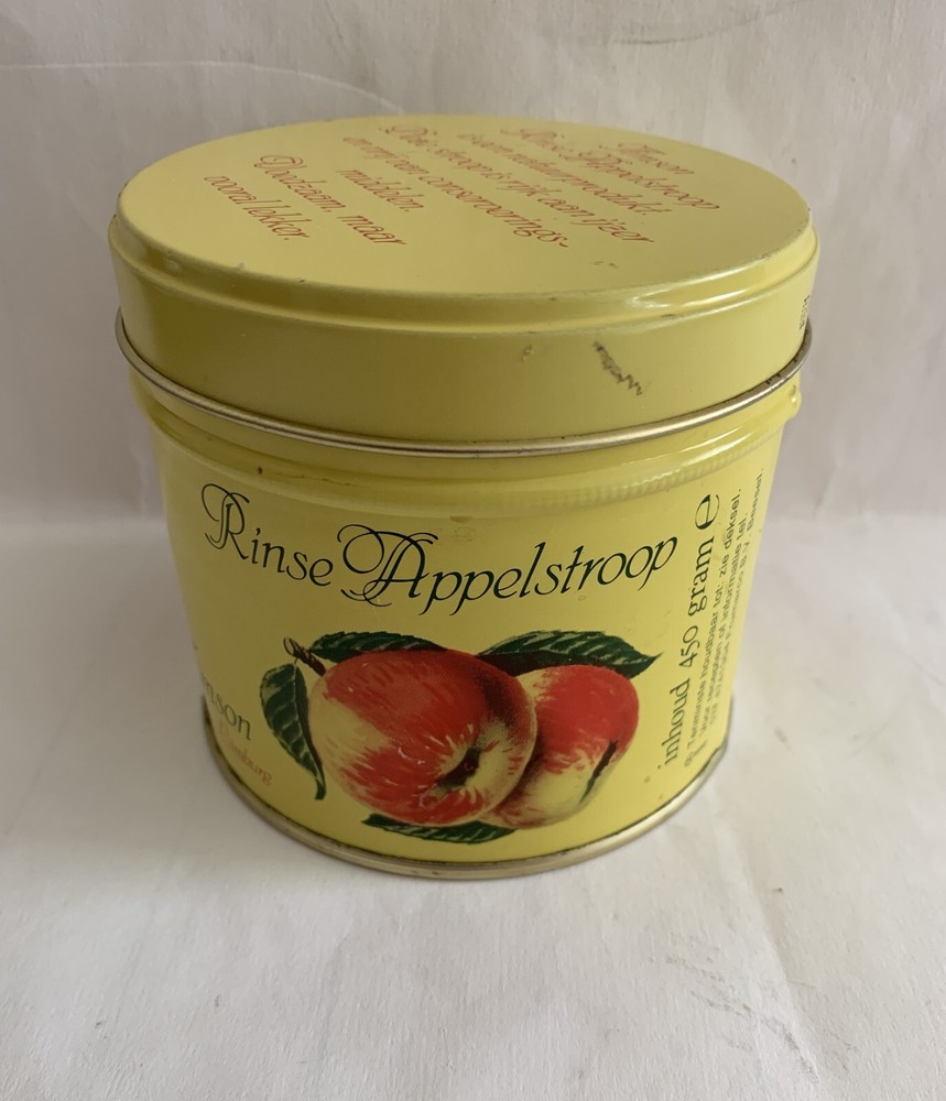Rinse Appelstroop Tin 3 Inches Tall - EMPTY