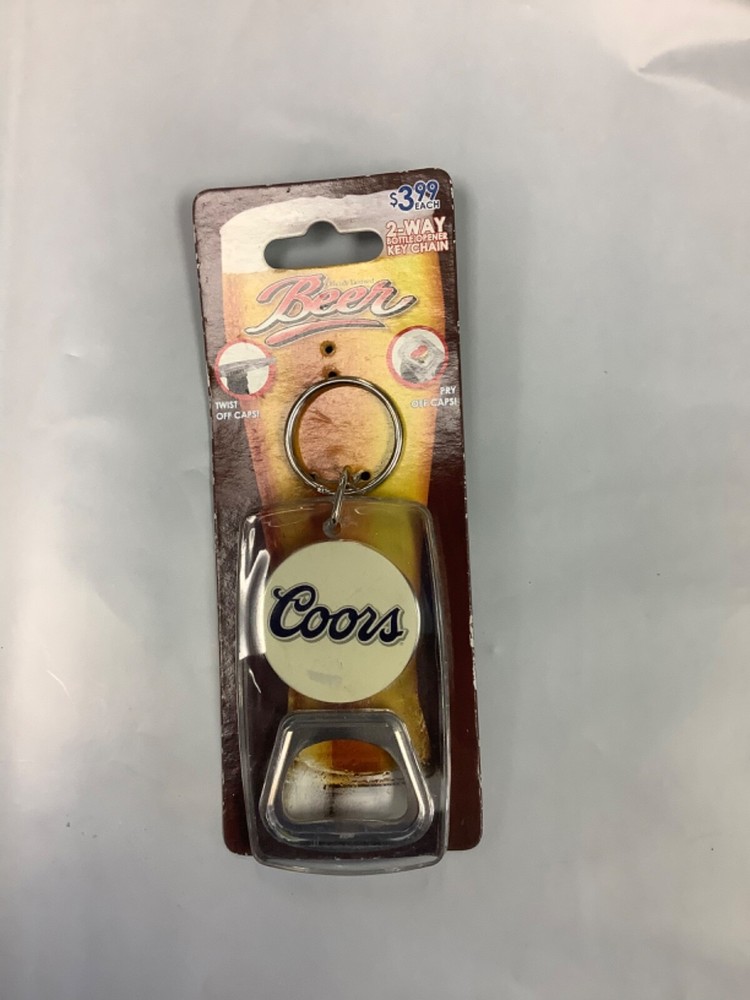 Coors 2 Way Keychain Bottle Openers