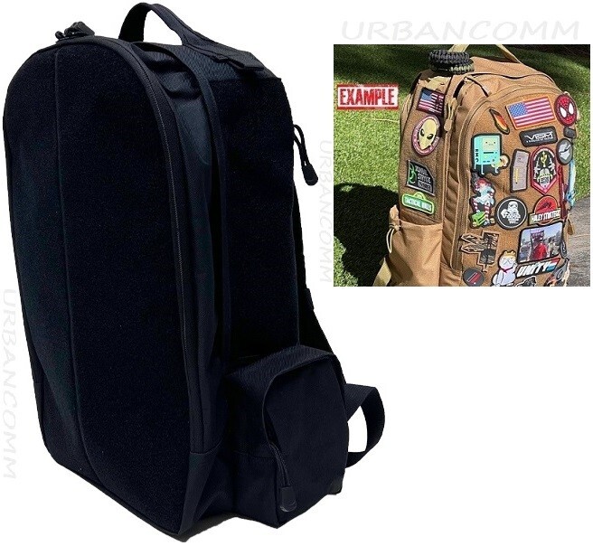 VISM Tactical Morale Patch Backpack w/ HOOK-LOOP BODY shoot hunt hike hobby BLK