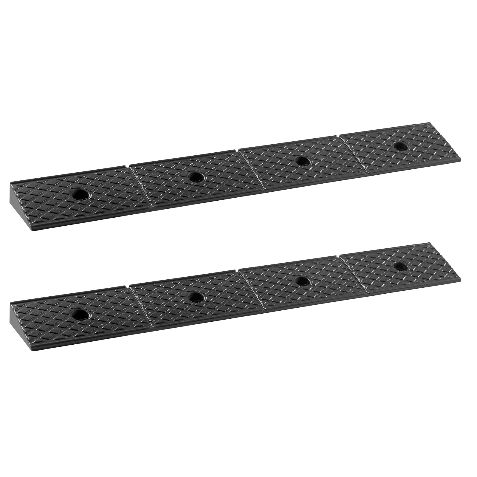 VEVOR 2 Pcs Driveway Rubber Curb Ramp 33069 lbs 2 inch Rise Threshold Ramp