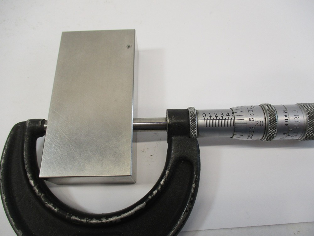 (2) Toolmaker Made PARALLELS Same Height 1-1/2" & Width 3/4" Different Length EC
