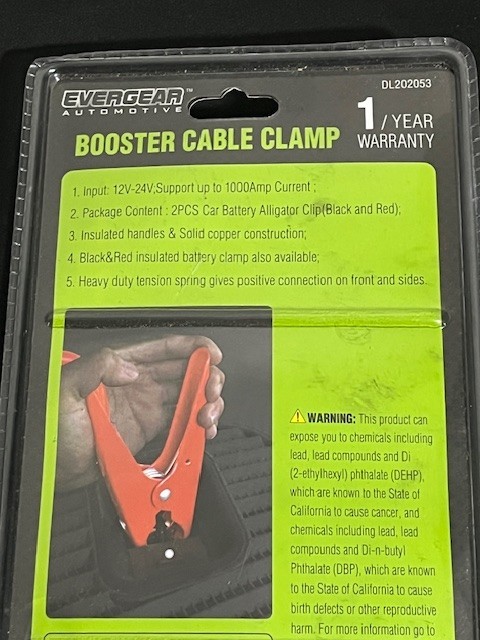 Evergear Booster Cable Clamp DL202053