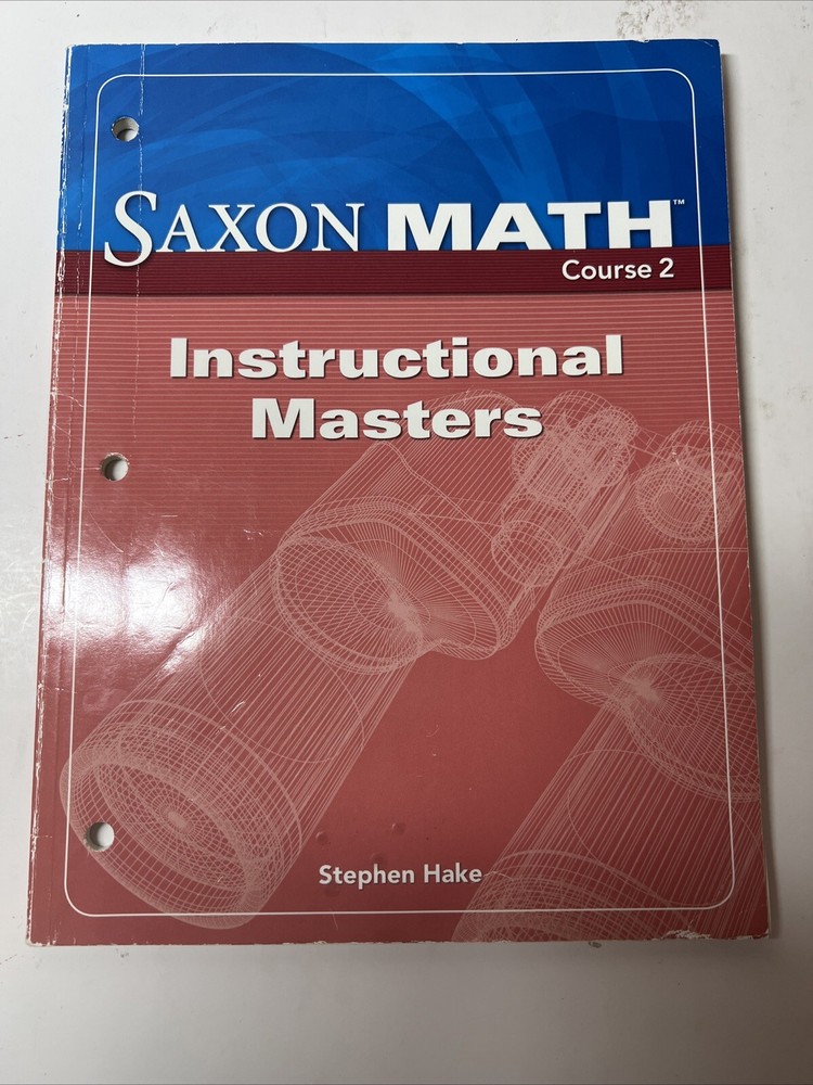 saxon math course 2 instructional masters