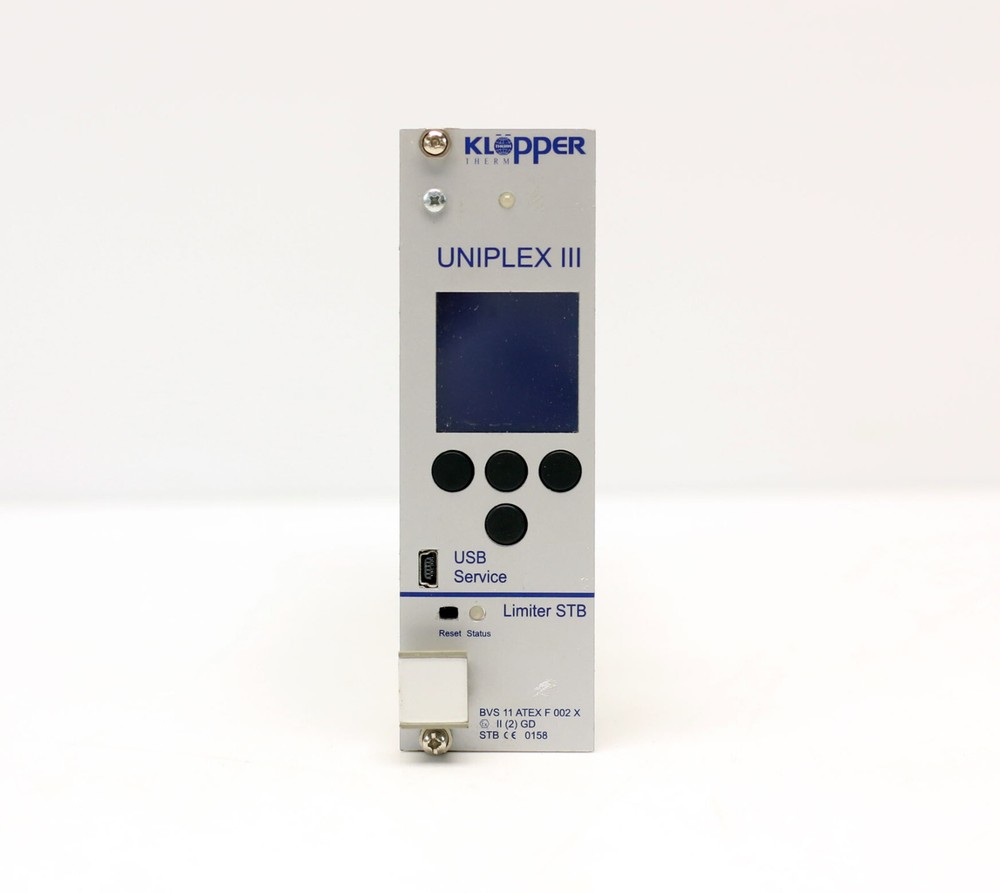 Klöpper Therm Uniplex III control for heating systems limiter STB vers. 1.2