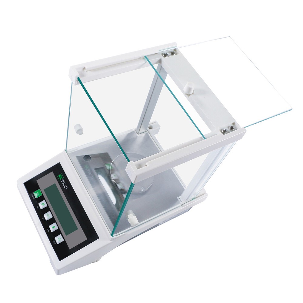 U.S. Solid 100g x 0.0001g Analytical Balance 0.1mg Digital Lab Electric Scale