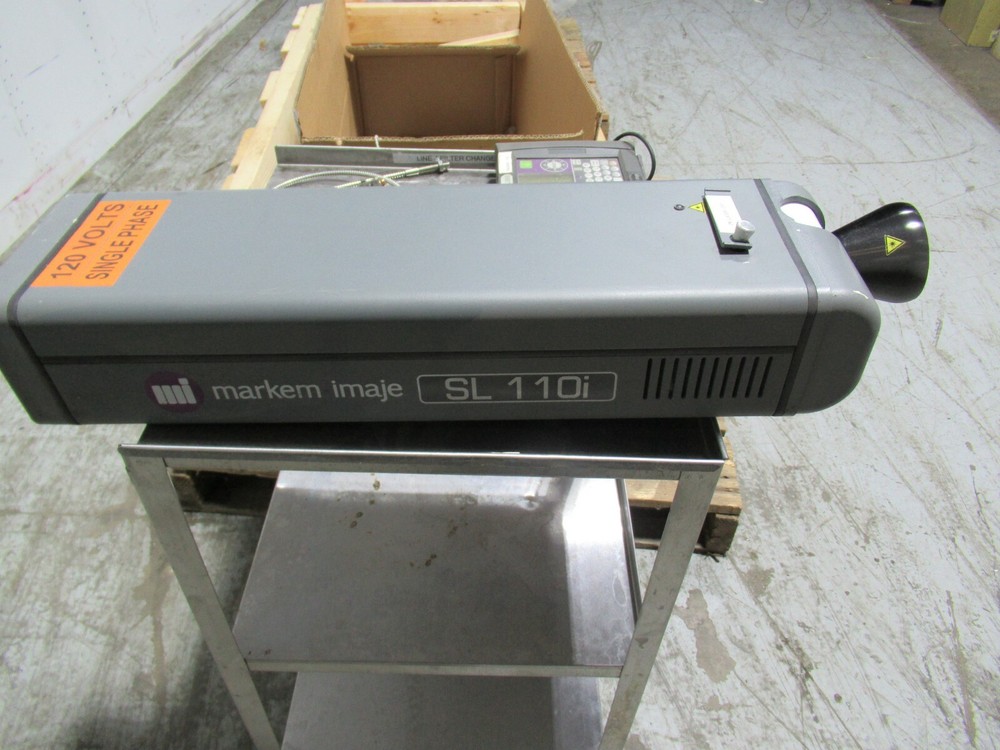 Markem Imaje SL110i Smartlase-110i Laser Coder w/ UI-200 Interface Panel