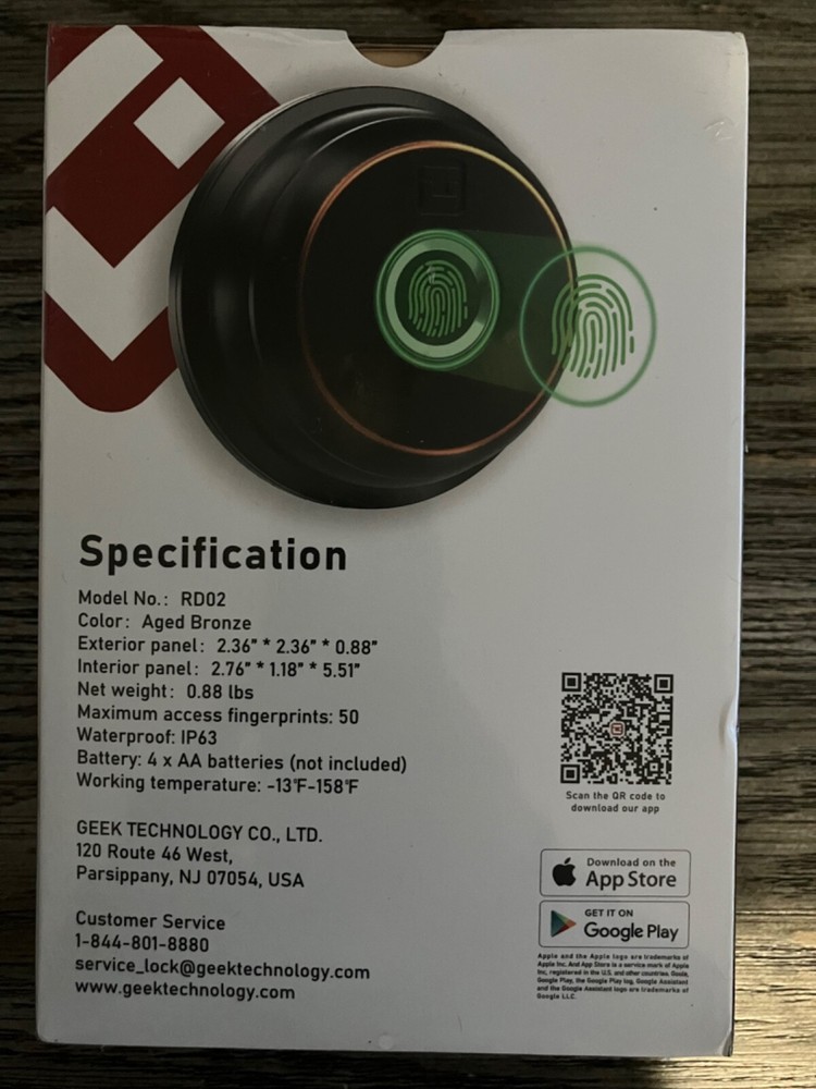Smart Deadbolt - Bronze